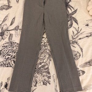 Rachel Zoe Monochrome Houndstooth Pants